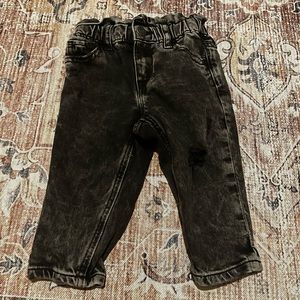 Baby Gap distressed paper bag jeans